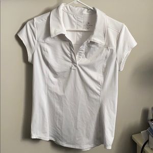 Athleta size M women polo shirt